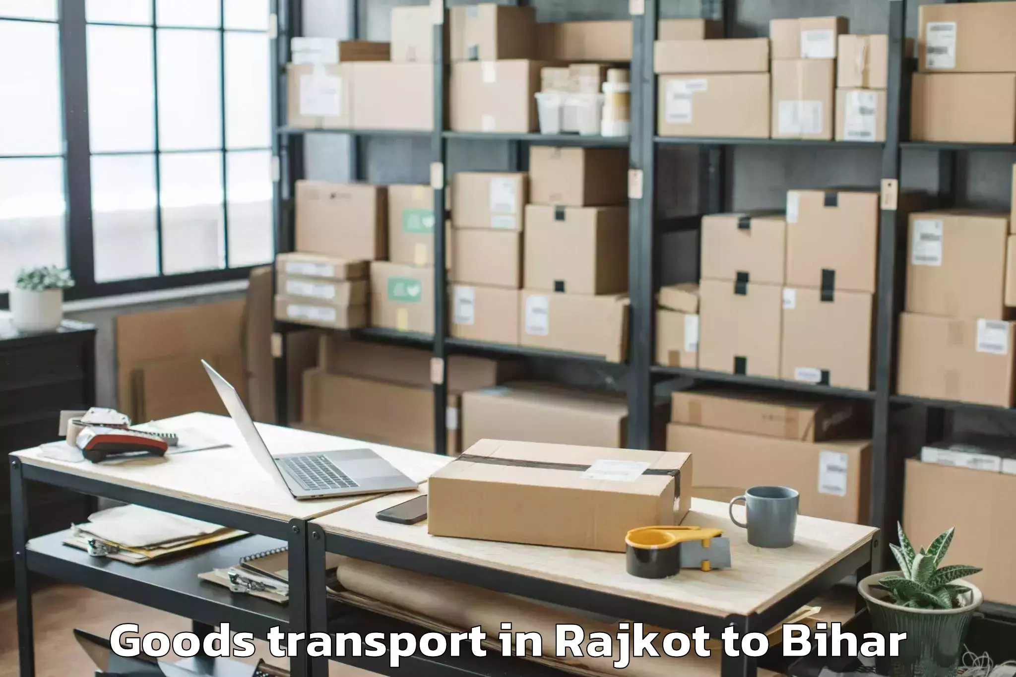 Discover Rajkot to Barharia Goods Transport